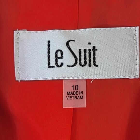 Le Suit Notch Collar Slim Pant Suit Blazer Women's Size 10 - Picture 9 of 13